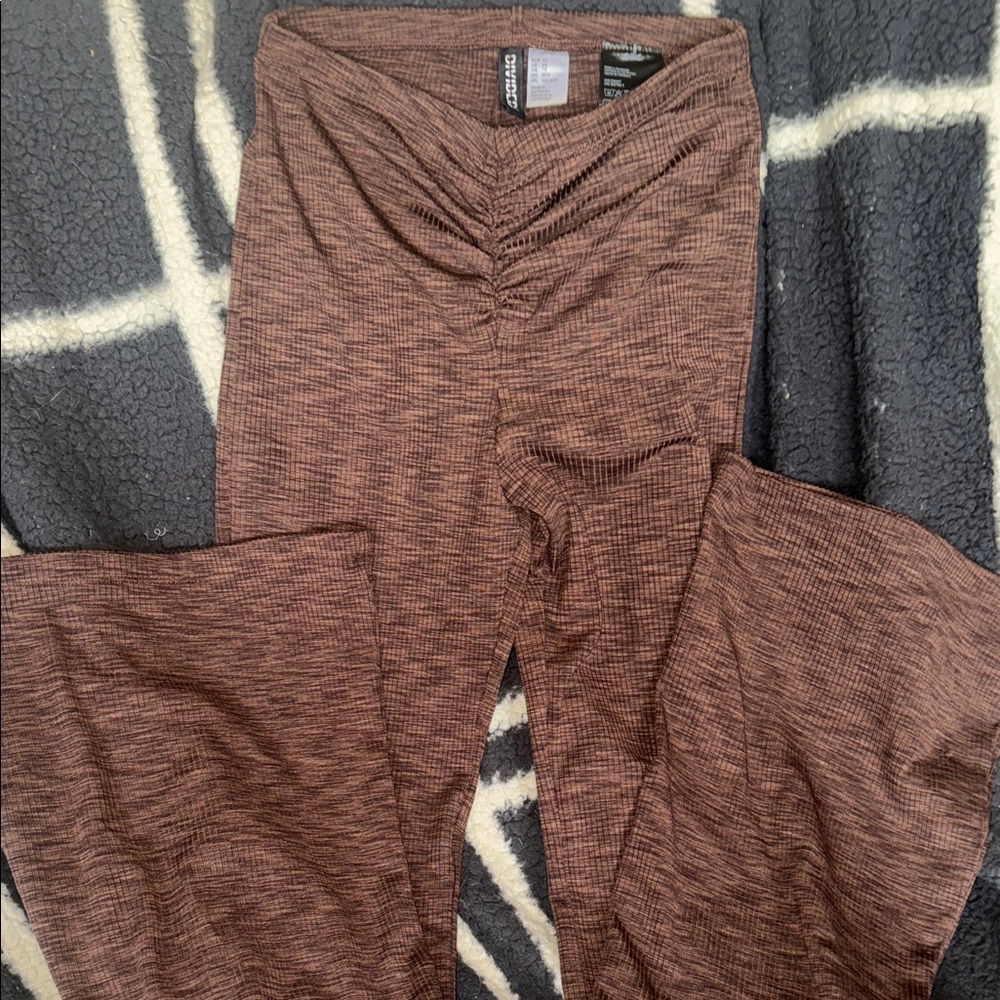 H&M Textured Flare Pants